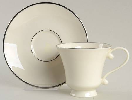 Engagement Footed Cup & Saucer Set