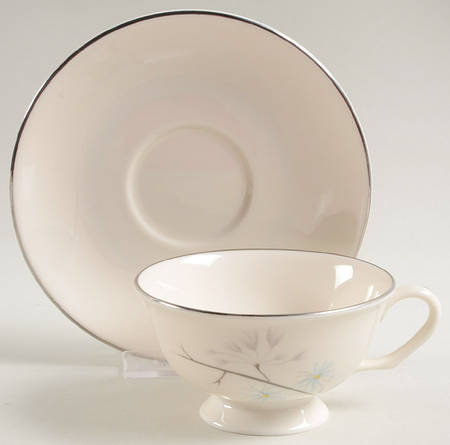 Eternal Spring Footed Cup & Saucer Set