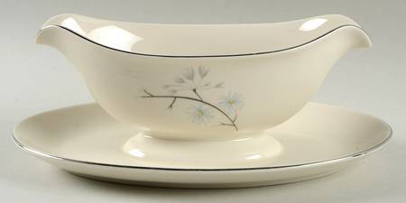 Eternal Spring Gravy Boat with Attached Underplate