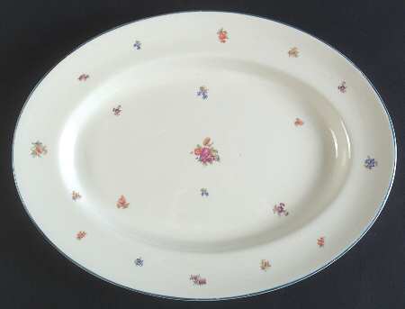 Lorraine 15" Oval Serving Platter