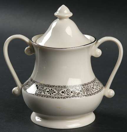 Midnight Lace Sugar Bowl & Lid
