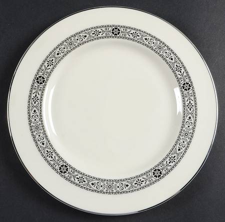 Midnight Lace Salad Plate