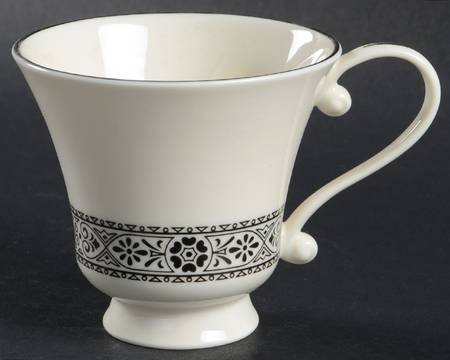 Midnight Lace Footed Cup