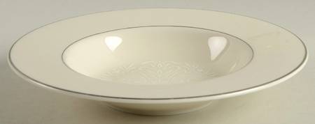 Snowflake Rim Soup Bowl