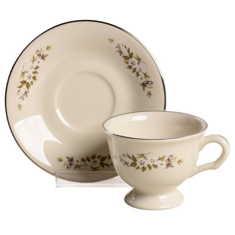 Spring Rhapsody Footed Demitasse Cup & Saucer Set