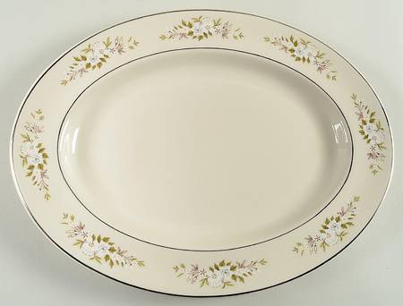 Spring Rhapsody 15" Oval Serving Platter