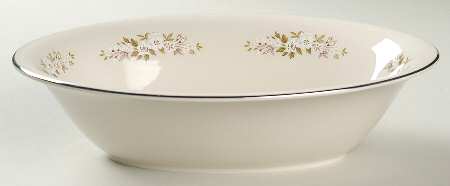 Spring Rhapsody 9" Oval Vegetable Bowl