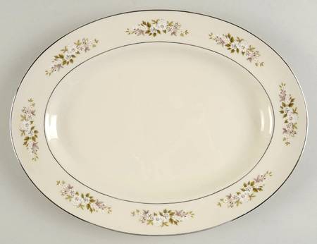 Spring Rhapsody 12" Oval Serving Platter