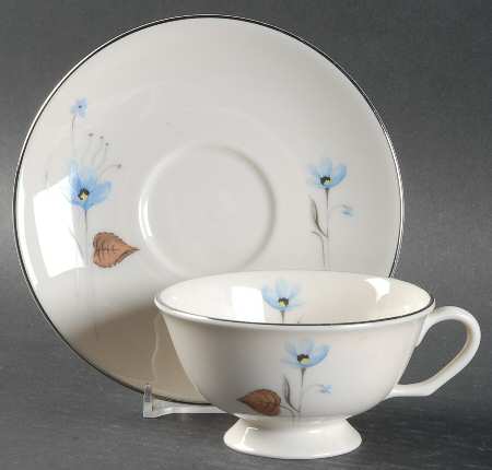 Wood Song Footed Cup & Saucer Set