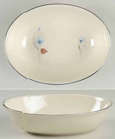 Wood Song 9" Oval Vegetable Bowl