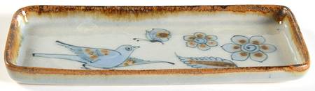 El Palomar Blue 7" Rectangular Tray