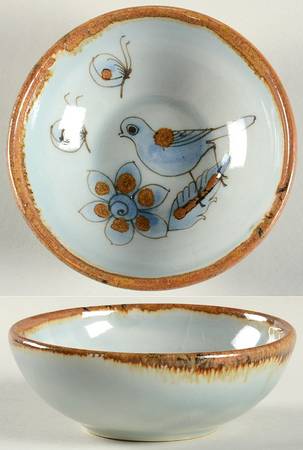 El Palomar Blue Fruit/Dessert (Sauce) Bowl