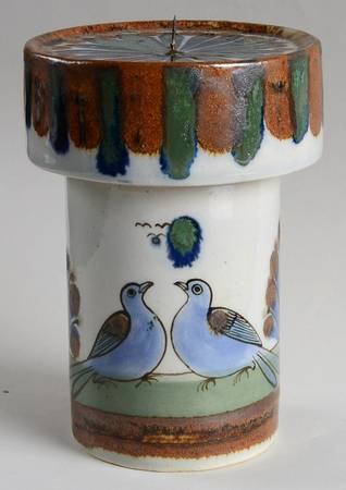 El Palomar Blue 6" Pillar Candle (Wax)