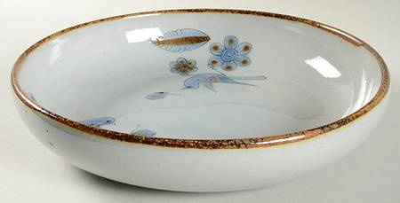 El Palomar Blue 11" Shallow Round Bowl