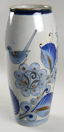 El Palomar Blue 10" Vase