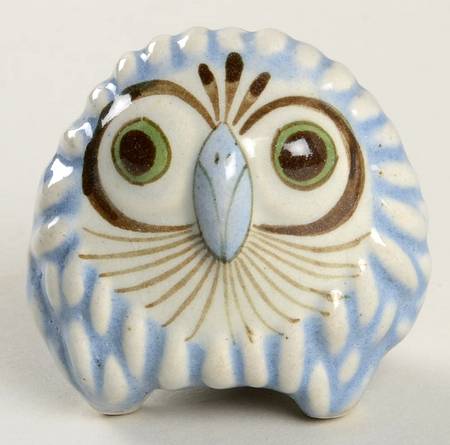 El Palomar Blue Owl Figurine