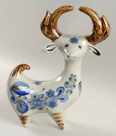 El Palomar Blue Deer Figurine