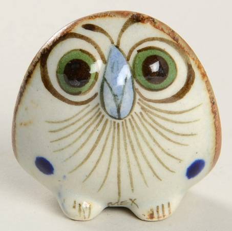 El Palomar Blue Owl Figurine