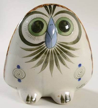 El Palomar Blue 5" Owl Figurine