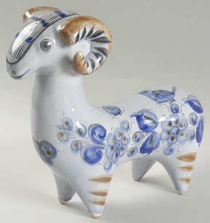 El Palomar Blue Ram Figurine
