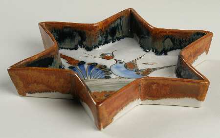 El Palomar Blue Star Shaped Dish