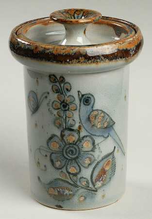 El Palomar Blue 4" Storage Jar & Lid