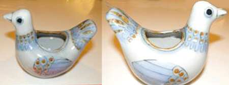 El Palomar Blue Small Candlestick
