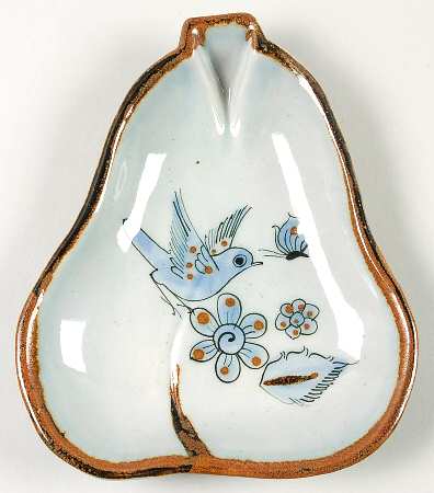 El Palomar Blue Pear Shaped Plate