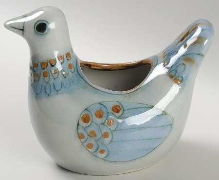 El Palomar Blue Small Bird Figurine
