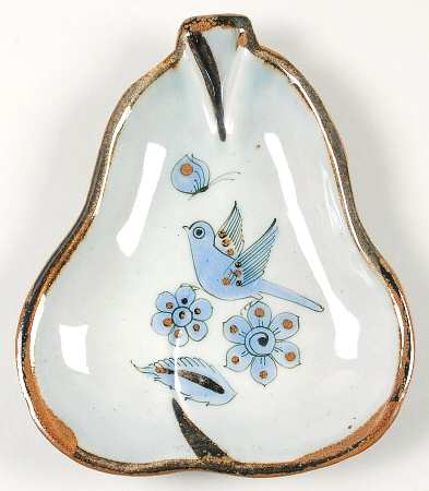 El Palomar Blue Pear Shaped Plate