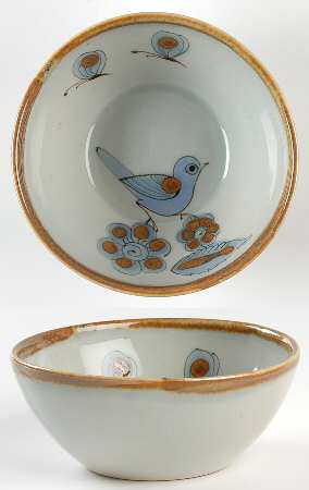 El Palomar Blue Coupe Cereal Bowl