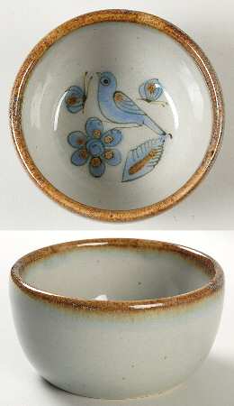 El Palomar Blue Fruit/Dessert (Sauce) Bowl