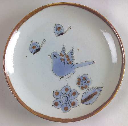 El Palomar Blue Salad Plate