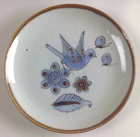 El Palomar Blue Salad Plate
