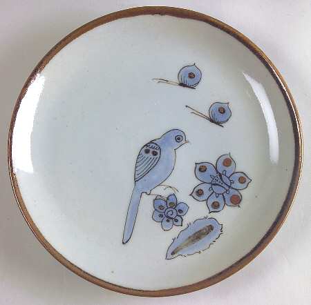 El Palomar Blue Salad Plate
