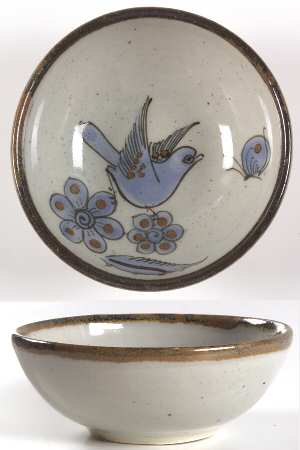 El Palomar Blue Fruit/Dessert (Sauce) Bowl