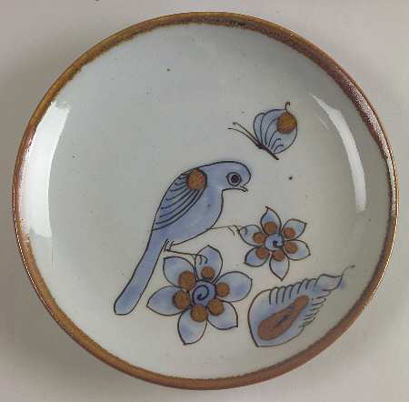 El Palomar Blue Bread & Butter Plate