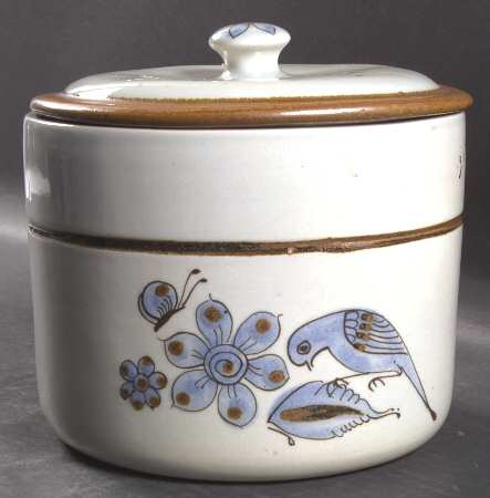 El Palomar Blue Cookie Jar & Lid