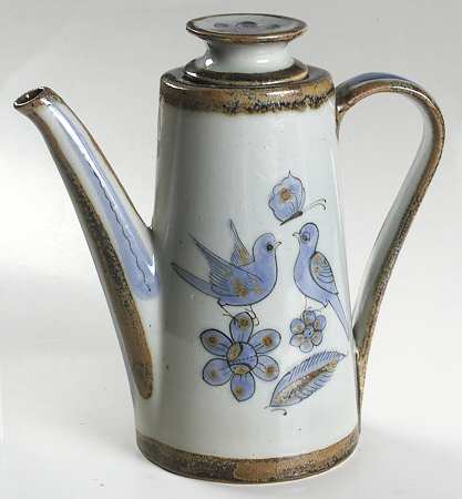 El Palomar Blue Coffee Pot & Lid