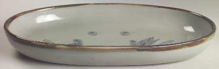 El Palomar Blue 15" Oval Baker