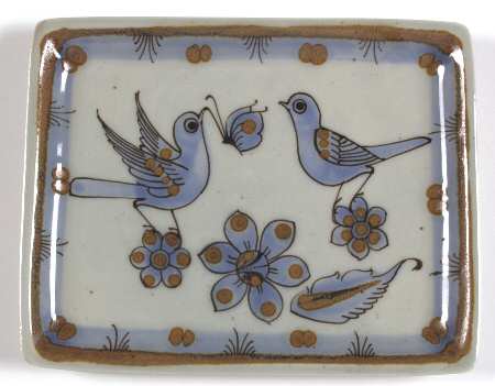 El Palomar Blue 8" Rectangular Serving Platter