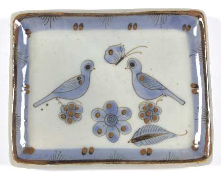 El Palomar Blue 8" Rectangular Serving Platter