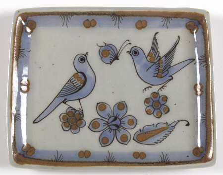 El Palomar Blue 8" Rectangular Serving Platter