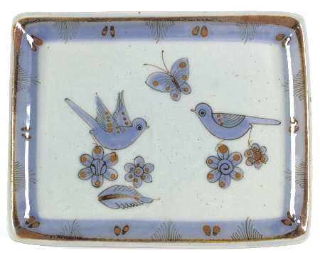 El Palomar Blue 11" Rectangular Serving Platter