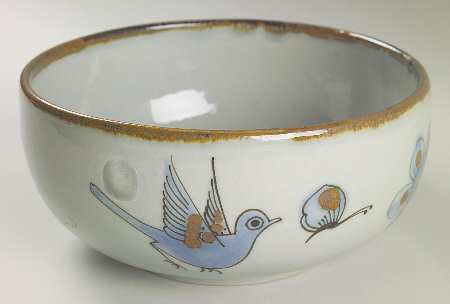 El Palomar Blue 7" Round Vegetable Bowl
