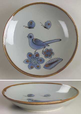 El Palomar Blue Coupe Soup Bowl