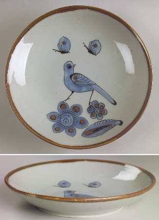 El Palomar Blue Coupe Soup Bowl
