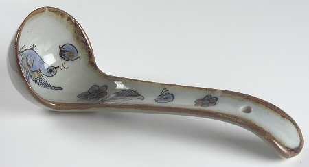 El Palomar Blue Tureen Ladle