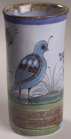 El Palomar Blue 7" Vase