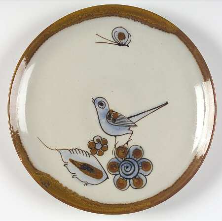 El Palomar Blue Salad Plate